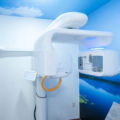CBCT machine in dental office, ready for use